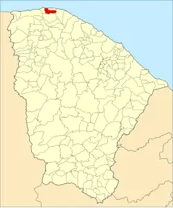 Localização de Cruz no Ceará