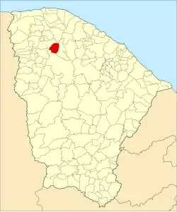 Localização de Forquilha no Ceará