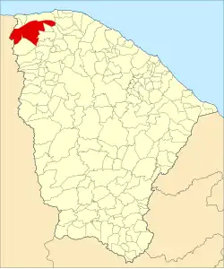 Localização de Granja no Ceará