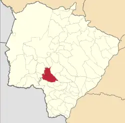 Localização de Maracaju em Mato Grosso do Sul