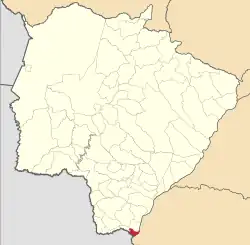 Localização de Mundo Novo em Mato Grosso do Sul