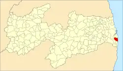 Localização de Conde na Paraíba