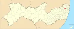 Localização de Carpina em Pernambuco