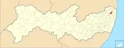 Localização de Tracunhaém em Pernambuco