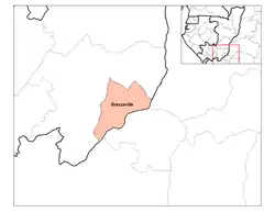 Localização da Cidade Própria no Congo