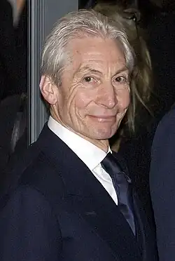 Charlie Watts ex baterista dos Stones em 2008