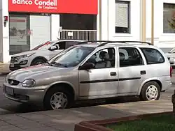 Corsa SW, antecessora do Chevrolet Meriva.