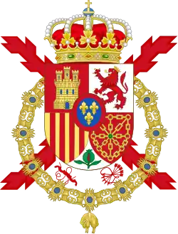 Real Brasão de Armas de Juan Carlos I de Espanha