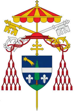 Brasão de Gioacchino Vicenzo Pecci como Camerlengo do Conclave de 1878