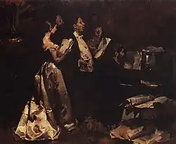 Um Concerto de Amadores, 1882. Museu do Chiado, Lisboa.
