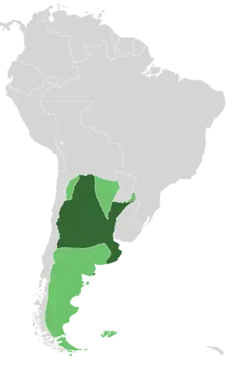 Localização de Argentina
