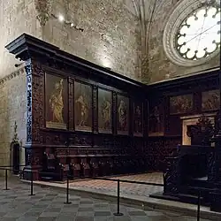 Diogo de Torralva e Diogo de Sarça , Cadeiral, coro-alto