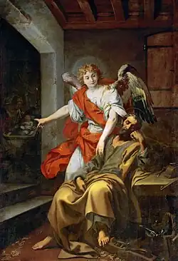 São José e o anjo, Daniele Crespi, c. 1625.