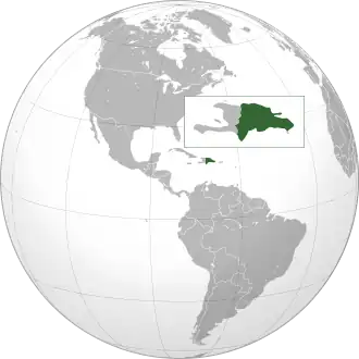 Localização República Dominicana