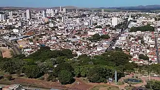 Panorama central de Araxá
