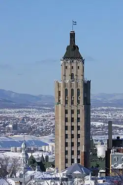 O Édifice Price na Cidade de Quebec, Canadá (1930)