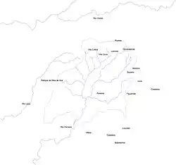 Posses e Igrejas constantes no livro de Mumadona, no território de Ferreira