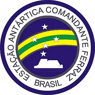Selo oficial de Estação Antártica Comandante Ferraz
