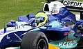 Felipe Massa pilotando a Sauber C24 no Grande Prêmio da Grã-Bretanha de 2005.