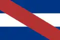 Bandeira de Artigas, usada pela Liga Federal entre 1815 e 1820