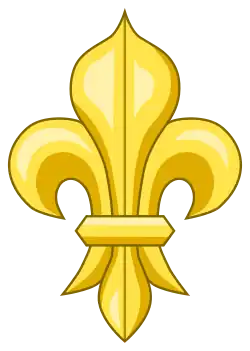 Flor de lis, um símbolo popular durante épocas monárquicas, usado hoje na maior parte por povos ultramarinos da Herança francesa, como os Acadianos, os Quebequenses ou os Cajuns.