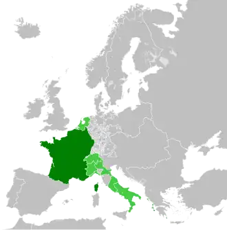 Localização de França