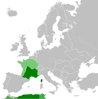 Localização de Estado Francês