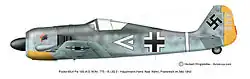 Fw 190 A-3 do piloto Hans "Assi" Hahn.