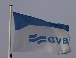 Bandeira da Empresa de Transporte Público GVB Amsterdam