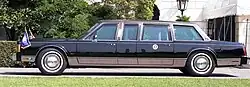 O Lincoln Town Car do presidente George H. W. Bush.