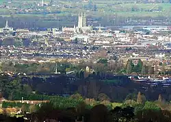 Horizonte de Gloucester a partir de Paineiras Beacon