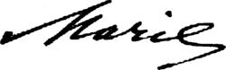 Assinatura de Maria