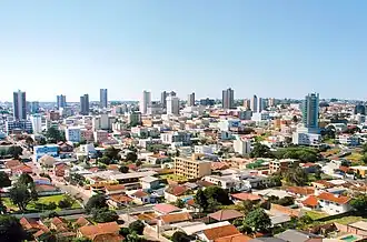 Panorâmica de Guarapuava em 2005