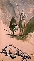 Dom Quixote e Sancho Pança.