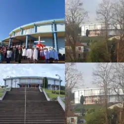 Igreja Matriz Paróquia Nossa Senhora de Fátima, localizada no Centro do Município de Guaraciaba.