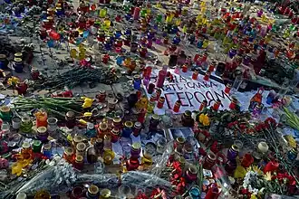 Em memória dos que morreram em Euromaidan. Pjazza San Sofia. Kiev. 24.02.2014