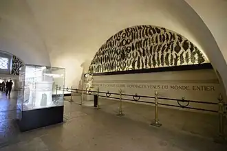 Exposição permanente sobre o design do Arco.