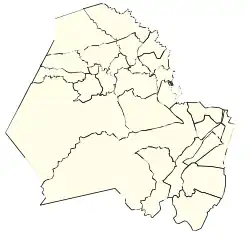 Mapa de Jaboatão dos Guararapes dividido por bairros