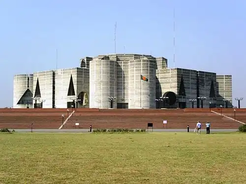 O Edifício do Parlamento Nacional em Dhaka, Bangladesh (1962–74)