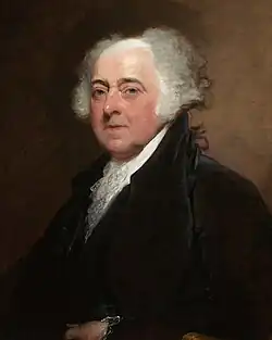 Retrato de John Adams.