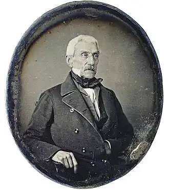 José de San Martín, feito em Paris em 1848.