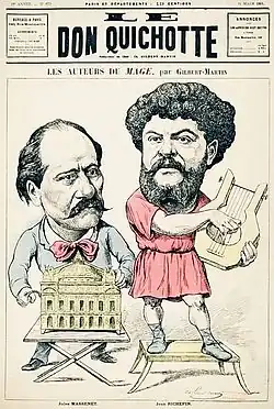 Jules Massenet e Jean Richepin (o último como Apollo Citharoedus), autores de Le mage, estreou no Opéra-Comique em Paris em 16 de março de 1891