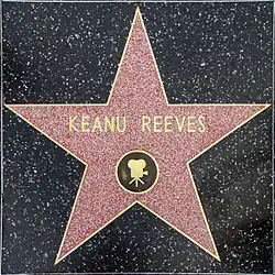 Estrela de Keanu Reeves.