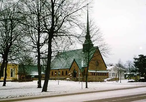 A igreja de Mariehamn