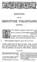Discours de la servitude volontaire