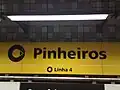 Estação Pinheiros: identificação visual