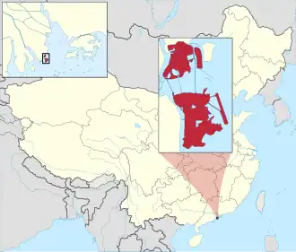 Localização de Macau