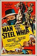 Pôster de Man with the Steel Whip (1954).