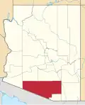 Localização do Condado de Pima