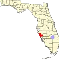 Localização do Condado de Sarasota